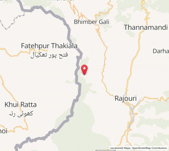 Map of Neako, Kashmir