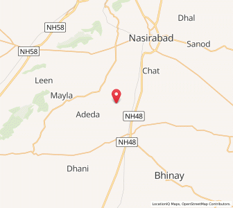 Map of Nearan, Rajasthan