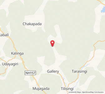 Map of Neddigurha, Odisha