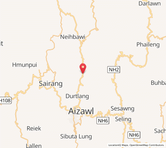 Map of Neihbawi, Mizoram
