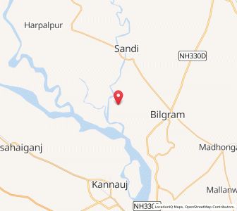 Map of Nekpur Nawada, Uttar Pradesh
