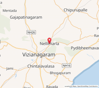 Map of Nellimarla, Andhra Pradesh