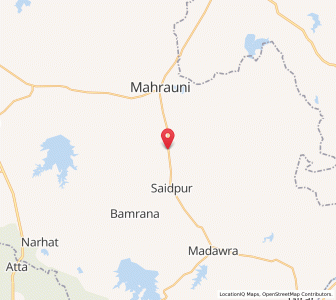 Map of Nenwara, Uttar Pradesh