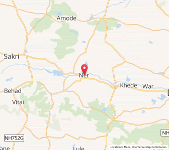 Map of Ner, Maharashtra