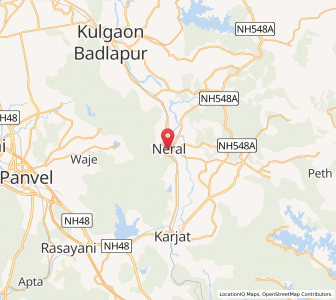 Map of Neral, Maharashtra