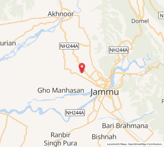 Map of Netra Kothe, Kashmir