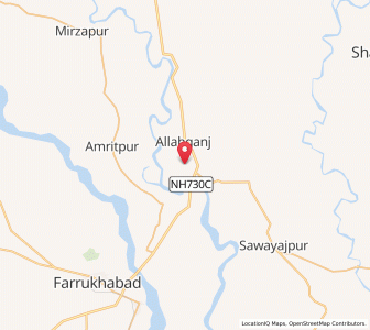 Map of Nibau Nagla, Uttar Pradesh