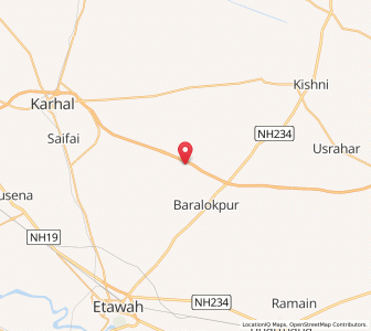 Map of Nibhasai, Uttar Pradesh