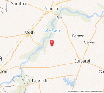 Map of Nibuja, Uttar Pradesh