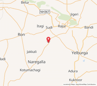 Map of Nidagundi, Karnataka