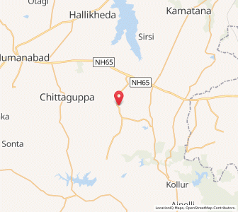 Map of Nidni, Karnataka