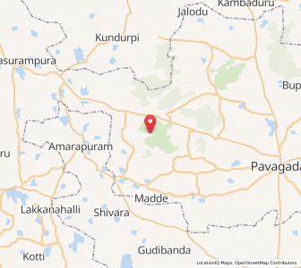 Map of Nidugal, Karnataka