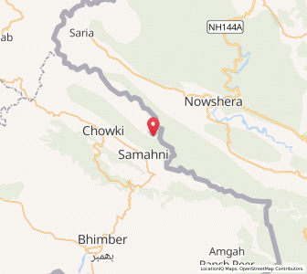 Map of Nihala, Kashmir