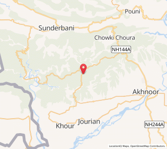 Map of Nihale Shah da Mohalla, Kashmir