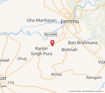 Map of Nihalpur Simba, Kashmir