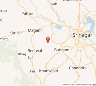 Map of Nijul, Kashmir