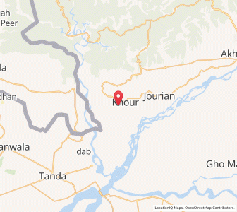Map of Nikkar, Kashmir