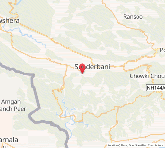Map of Niladab, Kashmir
