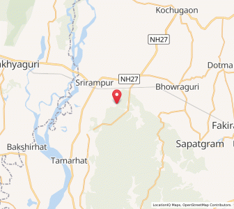 Map of Nilai Jhora, Assam
