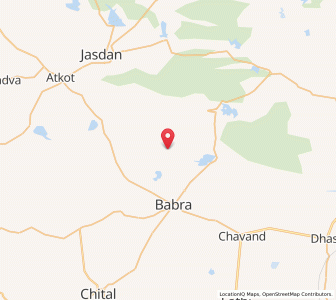 Map of Nilvala, Gujarat