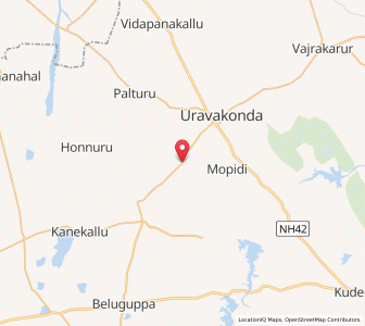 Map of Nimbagallu, Andhra Pradesh