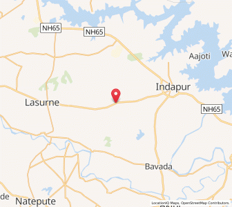 Map of Nimbgaon Ketki, Maharashtra