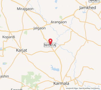 Map of Nimbgaon, Maharashtra
