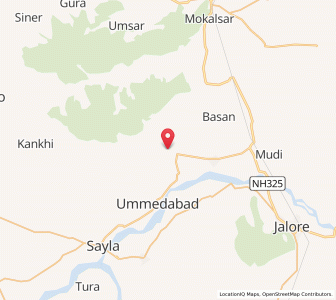 Map of Nimblana, Rajasthan
