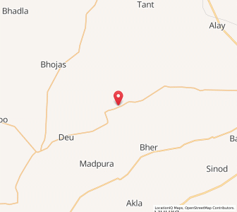 Map of Nimbolo, Rajasthan