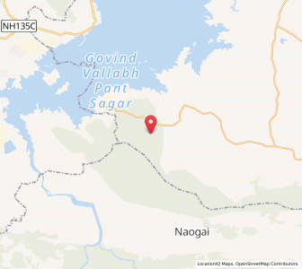 Map of Nimnan, Madhya Pradesh