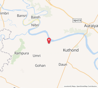 Map of Ninawali, Uttar Pradesh