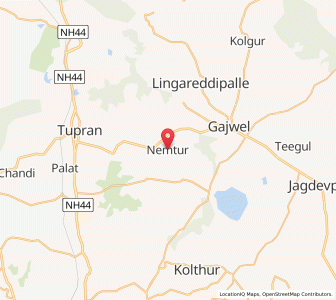 Map of Nintur, Andhra Pradesh