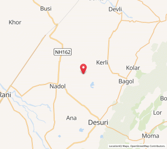 Map of Nipal, Rajasthan