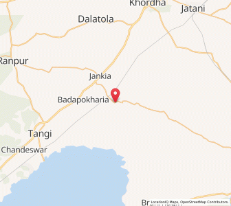 Map of Nirakarpur, Odisha