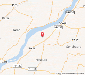 Map of Niranjanpur, Bihar