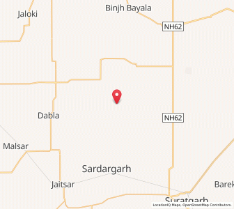 Map of Nirbana, Rajasthan