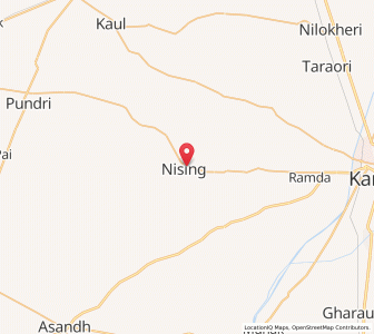 Map of Nisang, Haryana