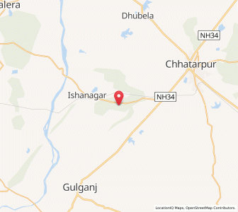 Map of Nivariya, Madhya Pradesh