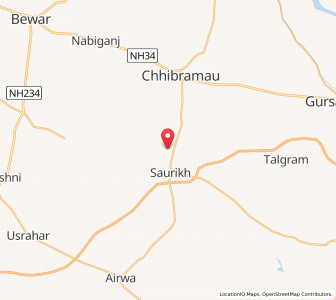 Map of Niwada, Uttar Pradesh