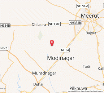 Map of Niwāri, Uttar Pradesh