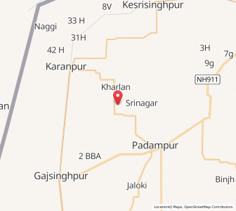 Map of Nizampur, Rajasthan