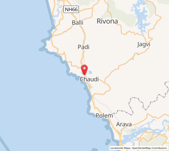 Map of Nogorcem, Goa
