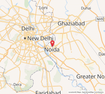 Map of Noida, Uttar Pradesh