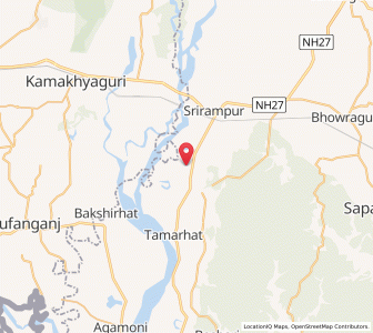 Map of Noishapur, Assam