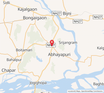 Map of North Salmara, Assam