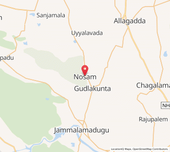 Map of Nossam, Andhra Pradesh