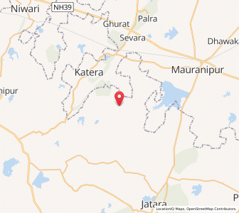 Map of Nuna, Madhya Pradesh