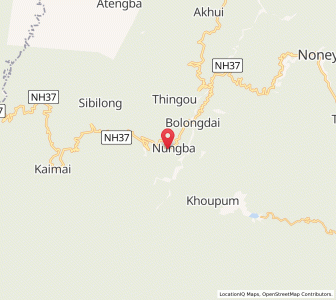 Map of Nungba, Manipur
