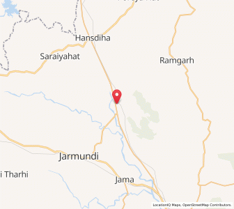 Map of Nunihat, Jharkhand