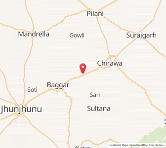 Map of Nuniya Gothra, Rajasthan